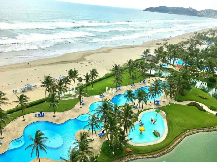 Apartament A Pie De Playa / Albercas / Gym / Mayan Island